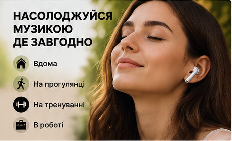 Використання навушників